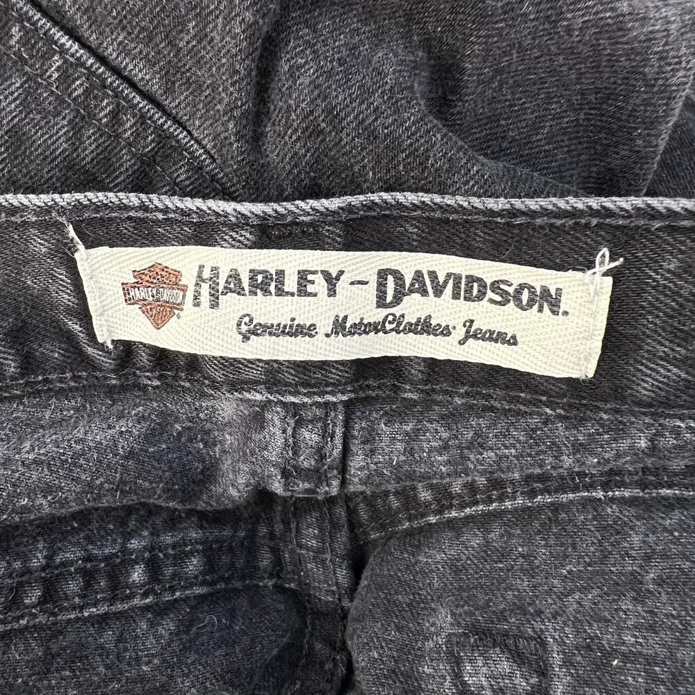 Harley Davidson Jeans Men's 36x30 Black Relaxed Fit Straight Leg Motor Clothes - Picture 6 of 15